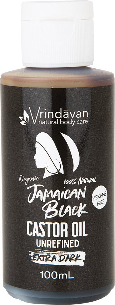 VRINDAVAN CASTOR OIL BLACK JAMAICAN 100ML