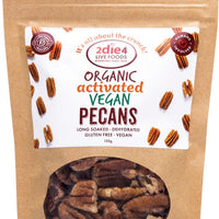 2DIE4 LIVE FOODS ACTIVATED VEGAN PECANS 120G