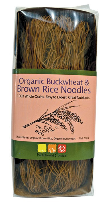 NUTRITIONIST CHOICE RICE NOODLES BROWN 200G