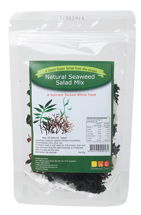 NUTRITIONIST CHOICE SEAWEED SALAD MIX 30G