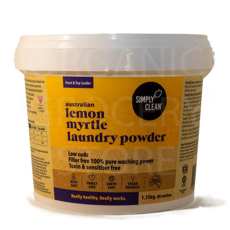 SIMPLY CLEAN LEMON MYRTLE LAUNDRY POWDER 1.75KG