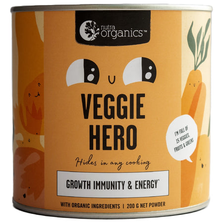 NUTRA ORGANICS VEGGIE HERO 200G