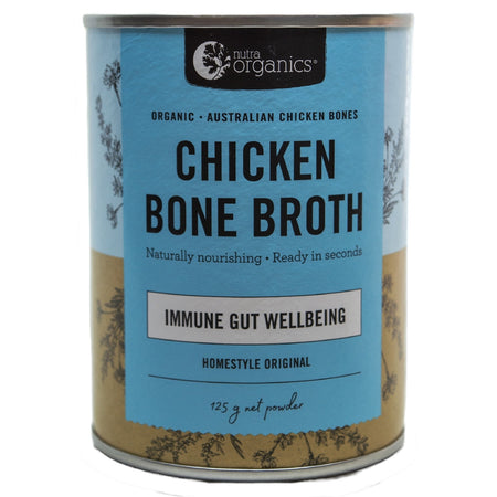 NUTRA ORGANICS CHICKEN BONE BROTH - ORGINAL 125G