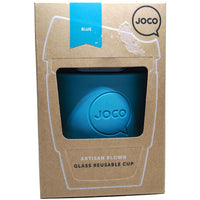 JOCO REUSABLE GLASS CUP REGULAR 354ML - BLUE