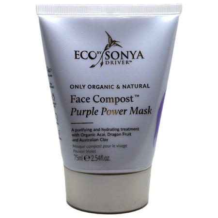 ECO SONYA FACE COMPOST MASK PURPLE POWER 75ML