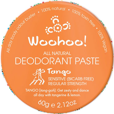 WOOHOO BODY DEODORANT PASTE - TANGO 60G
