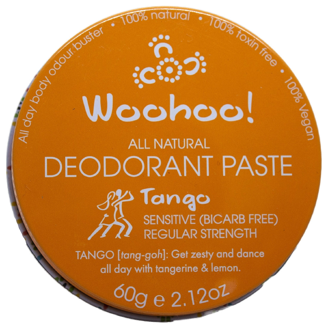 WOOHOO BODY DEODORANT PASTE - TANGO 60G