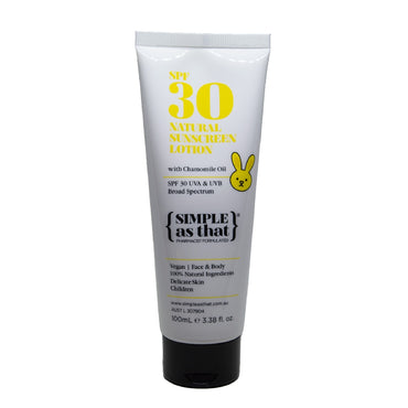 SIMPLE AS THAT NATURAL CHILDREN'S SUNSCREEN SPF30 100ML
