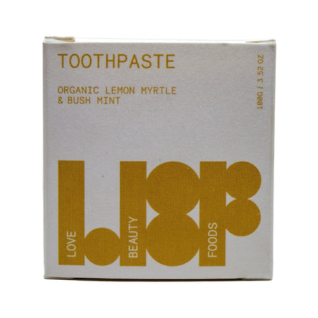 LBF TOOTHPASTE - ORGANIC LEMON MYRTLE AND BUSH MINT