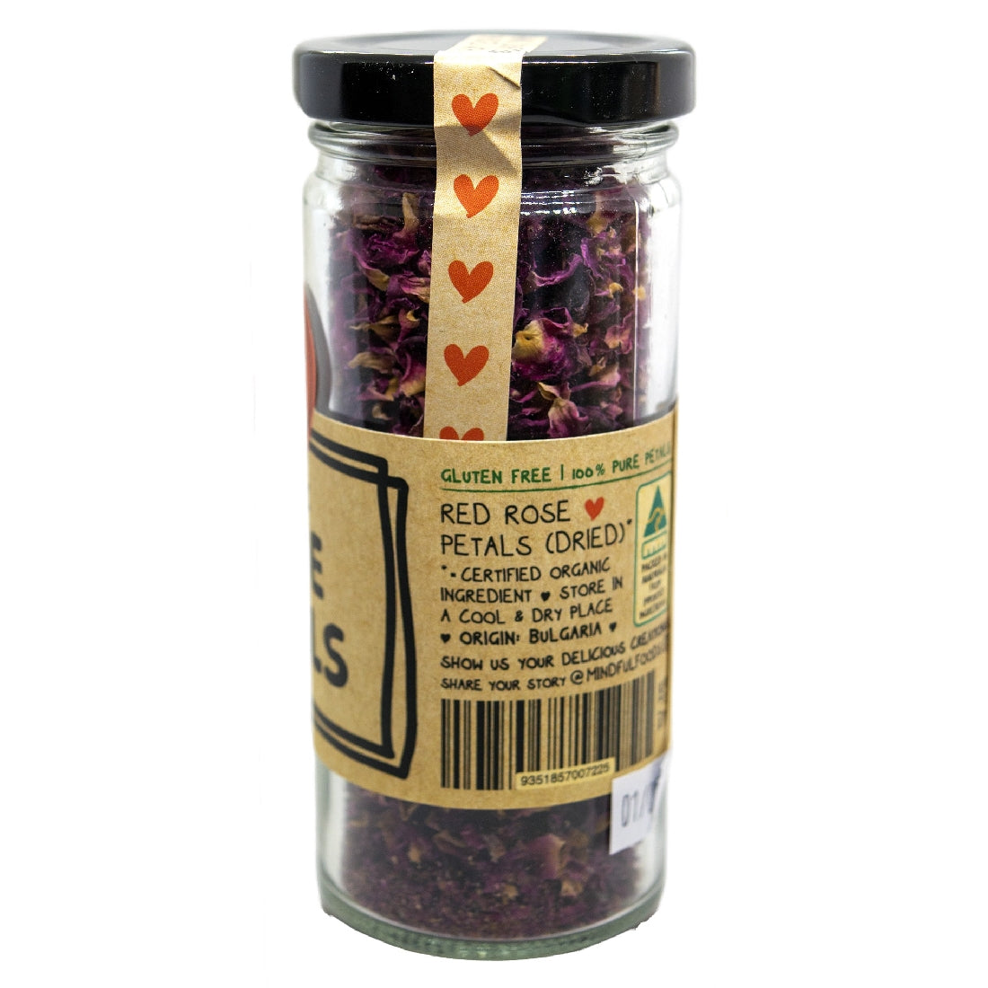 MINDFUL FOODS - ORGANIC ROSE PETALS 15G