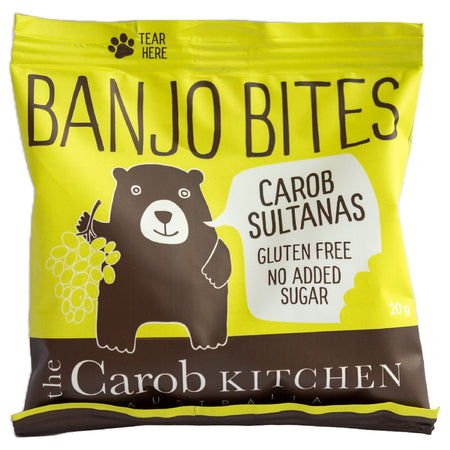 CAROB KITCHEN BANJO CAROB COATED SULTANAS