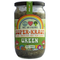 PEACE LOVE & VEG SUPERKRAUT GREEN 580G