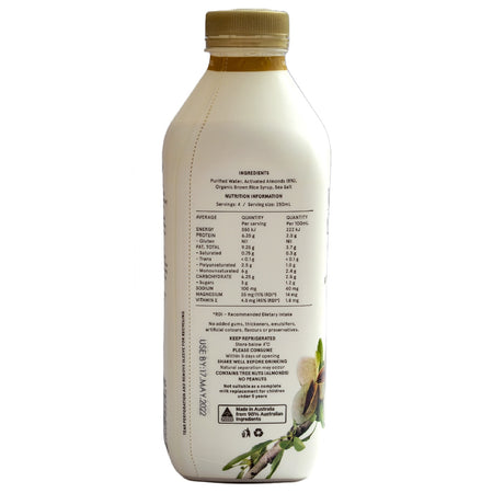 MANDOLE ORCHARD AUST ALMOND MILK - ORIGINAL 1L