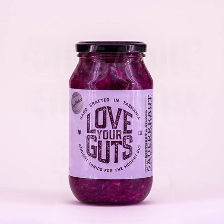 LOVE YOUR GUTS S'KRAUT BEETROOT & GINGER 500G