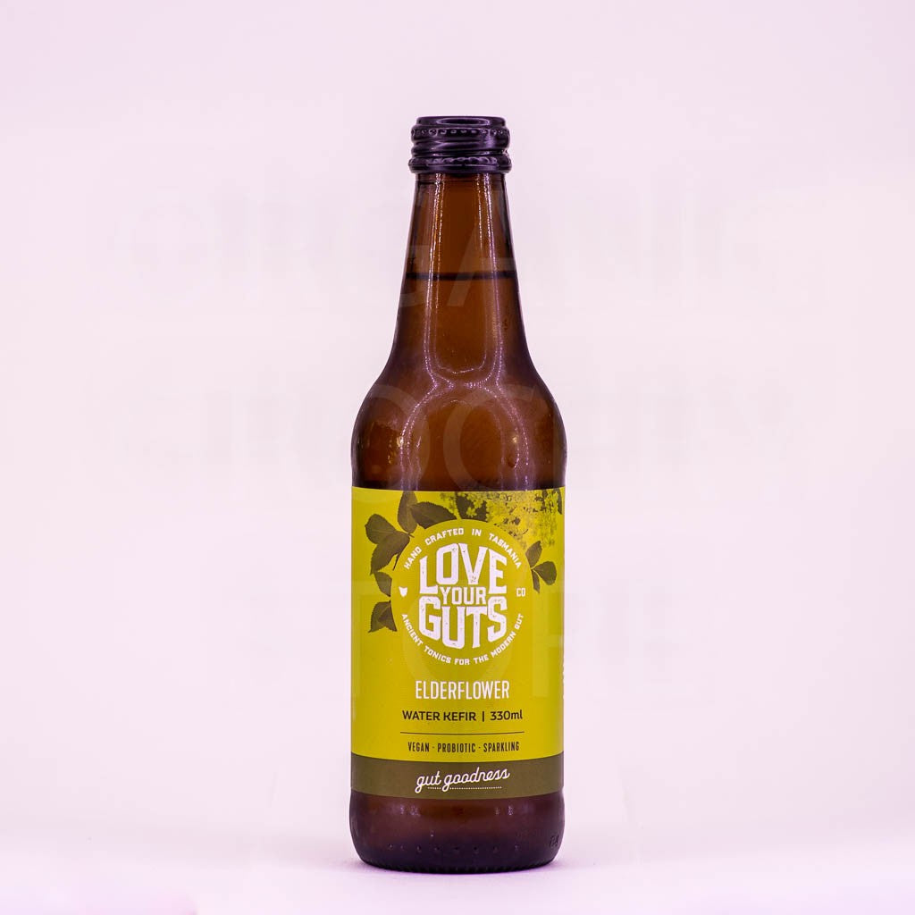 LOVE YOUR GUTS WATER KEFIR ELDERFLOWER 330ML