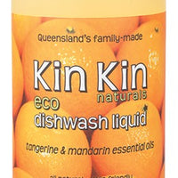 KIN KIN NATURALS DISHWASH LIQUID (ULTRA CONC.) TANGERINE & MANDARIN 550ML