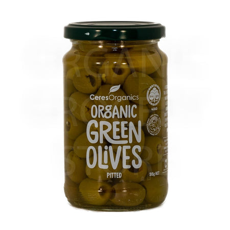 CERES OLIVES GREEN PITTED 315G