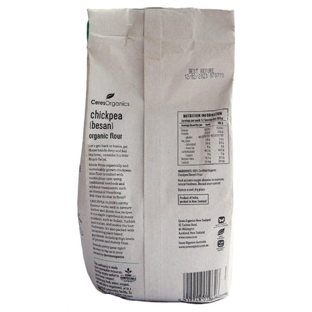 CERES CHICKPEA BESAN FLOUR ORGANIC 500G