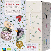 BENNETTO ORG DARK CHOC - AMARANTH & SEA SALT