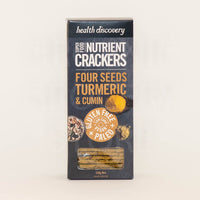 HEALTH DISCOVERY PALEO CRACKERS TURMERIC 150G